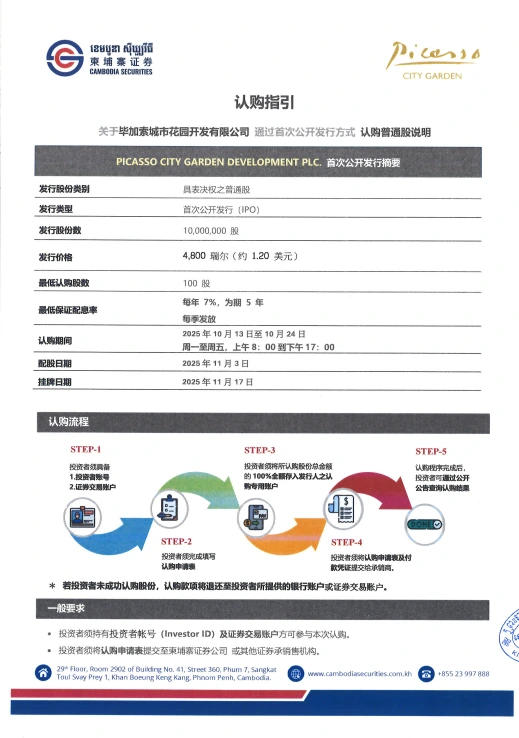 Guideline on Subscription of Equity Securities through Initial Public Offering — Set 1 — Chinese language